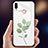 Handyhülle Silikon Hülle Rahmen Schutzhülle Spiegel Blumen für Huawei P20 Lite Grün