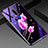 Handyhülle Silikon Hülle Rahmen Schutzhülle Spiegel Blumen für Oppo A11 Rosa