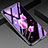 Handyhülle Silikon Hülle Rahmen Schutzhülle Spiegel Blumen für Oppo Find X Rosa