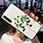 Handyhülle Silikon Hülle Rahmen Schutzhülle Spiegel Blumen für Realme X3 SuperZoom Grün