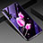 Handyhülle Silikon Hülle Rahmen Schutzhülle Spiegel Blumen S01 für Huawei Honor 20 Pink