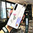 Handyhülle Silikon Hülle Rahmen Schutzhülle Spiegel Blumen S01 für Huawei P30 Rosa