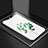 Handyhülle Silikon Hülle Rahmen Schutzhülle Spiegel Blumen S02 für Oppo Find X Super Flash Edition Grün