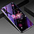 Handyhülle Silikon Hülle Rahmen Schutzhülle Spiegel Modisch Muster für Huawei Enjoy 10e Violett