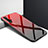 Handyhülle Silikon Hülle Rahmen Schutzhülle Spiegel Modisch Muster für Huawei Honor 20S Rot
