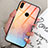 Handyhülle Silikon Hülle Rahmen Schutzhülle Spiegel Modisch Muster für Huawei Honor View 10 Lite Orange