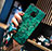 Handyhülle Silikon Hülle Rahmen Schutzhülle Spiegel Modisch Muster für Huawei Mate 20 Grün