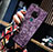 Handyhülle Silikon Hülle Rahmen Schutzhülle Spiegel Modisch Muster für Huawei Mate 20 Violett