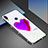 Handyhülle Silikon Hülle Rahmen Schutzhülle Spiegel Modisch Muster für Huawei Nova 3e Violett