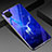 Handyhülle Silikon Hülle Rahmen Schutzhülle Spiegel Modisch Muster für Huawei Nova 6 SE Blau