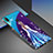Handyhülle Silikon Hülle Rahmen Schutzhülle Spiegel Modisch Muster für Huawei P20 Lite Blau