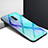 Handyhülle Silikon Hülle Rahmen Schutzhülle Spiegel Modisch Muster für OnePlus 8 Pro Cyan