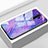 Handyhülle Silikon Hülle Rahmen Schutzhülle Spiegel Modisch Muster für Oppo A11 Violett