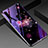 Handyhülle Silikon Hülle Rahmen Schutzhülle Spiegel Modisch Muster für Oppo A31 Violett