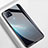 Handyhülle Silikon Hülle Rahmen Schutzhülle Spiegel Modisch Muster für Oppo A72 5G Schwarz