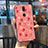 Handyhülle Silikon Hülle Rahmen Schutzhülle Spiegel Modisch Muster für Oppo A9X Pink