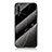 Handyhülle Silikon Hülle Rahmen Schutzhülle Spiegel Modisch Muster für Samsung Galaxy A30S Schwarz