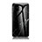 Handyhülle Silikon Hülle Rahmen Schutzhülle Spiegel Modisch Muster für Samsung Galaxy A51 5G Schwarz
