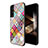 Handyhülle Silikon Hülle Rahmen Schutzhülle Spiegel Modisch Muster für Samsung Galaxy S24 5G