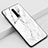 Handyhülle Silikon Hülle Rahmen Schutzhülle Spiegel Modisch Muster K01 für Xiaomi Mi 9T Weiß
