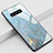 Handyhülle Silikon Hülle Rahmen Schutzhülle Spiegel Modisch Muster K02 für Samsung Galaxy S10 5G Cyan