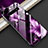 Handyhülle Silikon Hülle Rahmen Schutzhülle Spiegel Modisch Muster K04 für Samsung Galaxy S10 5G Violett