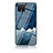 Handyhülle Silikon Hülle Rahmen Schutzhülle Spiegel Modisch Muster LS1 für Google Pixel 4 Blau