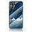 Handyhülle Silikon Hülle Rahmen Schutzhülle Spiegel Modisch Muster LS4 für Oppo Reno7 Z 5G Blau