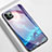 Handyhülle Silikon Hülle Rahmen Schutzhülle Spiegel Modisch Muster M01 für Apple iPhone 11 Pro Violett