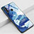 Handyhülle Silikon Hülle Rahmen Schutzhülle Spiegel Modisch Muster S01 für Huawei Nova 5i Blau