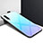 Handyhülle Silikon Hülle Rahmen Schutzhülle Spiegel Modisch Muster S01 für Huawei Y9s Hellblau