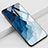Handyhülle Silikon Hülle Rahmen Schutzhülle Spiegel Modisch Muster S01 für Oppo Reno2 Z Blau