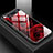 Handyhülle Silikon Hülle Rahmen Schutzhülle Spiegel Modisch Muster S01 für Samsung Galaxy A80 Rot
