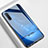 Handyhülle Silikon Hülle Rahmen Schutzhülle Spiegel Modisch Muster S01 für Samsung Galaxy Note 10 5G Blau