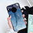 Handyhülle Silikon Hülle Rahmen Schutzhülle Spiegel Modisch Muster S02 für Huawei Mate 30 Blau