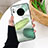 Handyhülle Silikon Hülle Rahmen Schutzhülle Spiegel Modisch Muster S02 für Huawei Mate 30E Pro 5G Grün