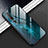 Handyhülle Silikon Hülle Rahmen Schutzhülle Spiegel Modisch Muster S02 für Xiaomi Mi 10 Cyan