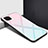 Handyhülle Silikon Hülle Rahmen Schutzhülle Spiegel Modisch Muster S03 für Huawei Nova 7i Rosa