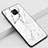 Handyhülle Silikon Hülle Rahmen Schutzhülle Spiegel Modisch Muster Z02 für Huawei Mate 20 Pro Weiß