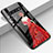 Handyhülle Silikon Hülle Rahmen Schutzhülle Spiegel Motiv Kleid Mädchen K01 für Samsung Galaxy S10 Plus Rot und Schwarz