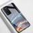 Handyhülle Silikon Hülle Rahmen Schutzhülle Spiegel Sternenhimmel für Huawei Honor X10 5G Braun