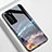 Handyhülle Silikon Hülle Rahmen Schutzhülle Spiegel Sternenhimmel S01 für Huawei P40 Pro Braun