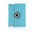 Handytasche Rotierende Schutzhülle Leder für Apple iPad 4 Hellblau