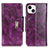 Handytasche Stand Schutzhülle Flip Leder Hülle A01 für Apple iPhone 14 Violett
