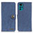 Handytasche Stand Schutzhülle Flip Leder Hülle A01D für Motorola Moto G22 Blau