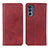 Handytasche Stand Schutzhülle Flip Leder Hülle A02D für Motorola Moto G62 5G Rot