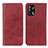 Handytasche Stand Schutzhülle Flip Leder Hülle A02D für Oppo A74 4G Rot
