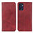 Handytasche Stand Schutzhülle Flip Leder Hülle A02D für Oppo Reno7 5G Rot