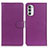 Handytasche Stand Schutzhülle Flip Leder Hülle A03D für Motorola Moto G82 5G Violett