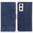 Handytasche Stand Schutzhülle Flip Leder Hülle A04D für Oppo A96 5G Blau